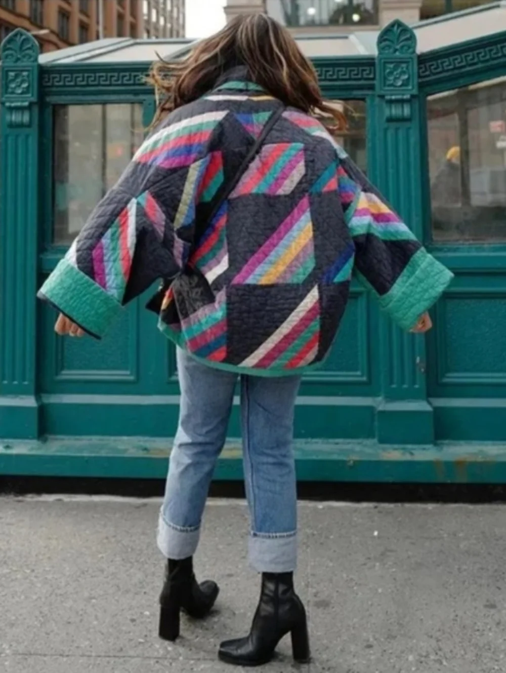 Color Block Jacket - Picture 4 of 6